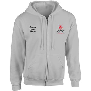 City Diagnostic Radiography embroidered Zip Hooded top