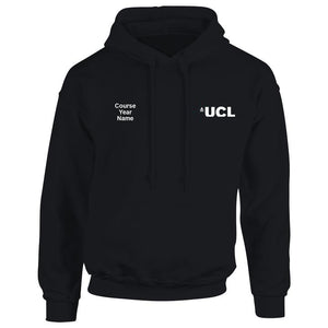 UCL embroidered Hooded top