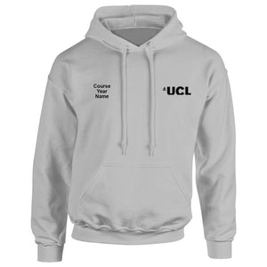UCL embroidered Hooded top