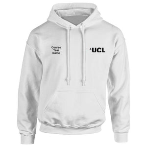 UCL embroidered Hooded top